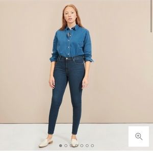 Everlane authentic stretch mid rise jeans